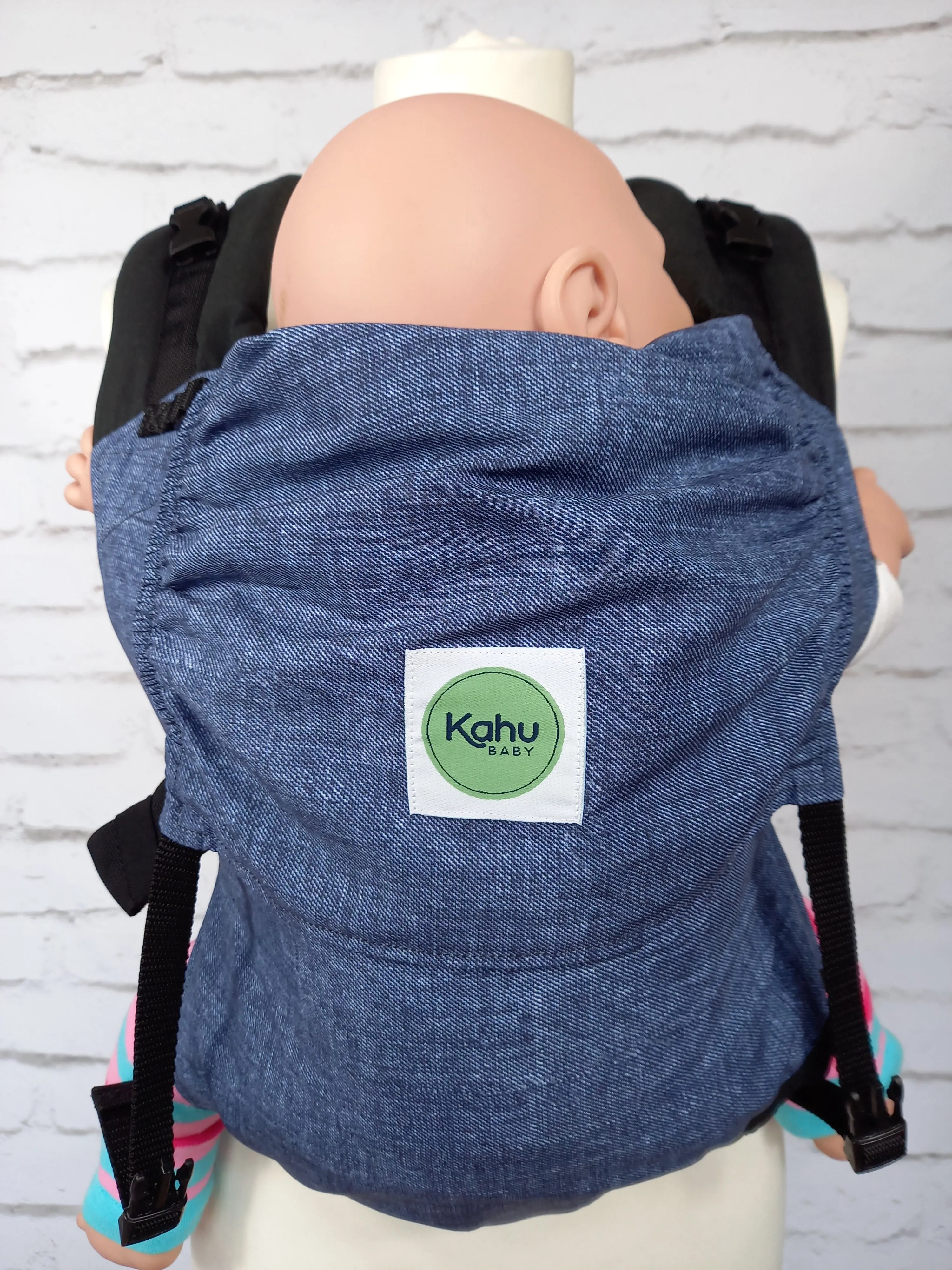 KahuBaby Sunshine Carrier - Denim Look - educator