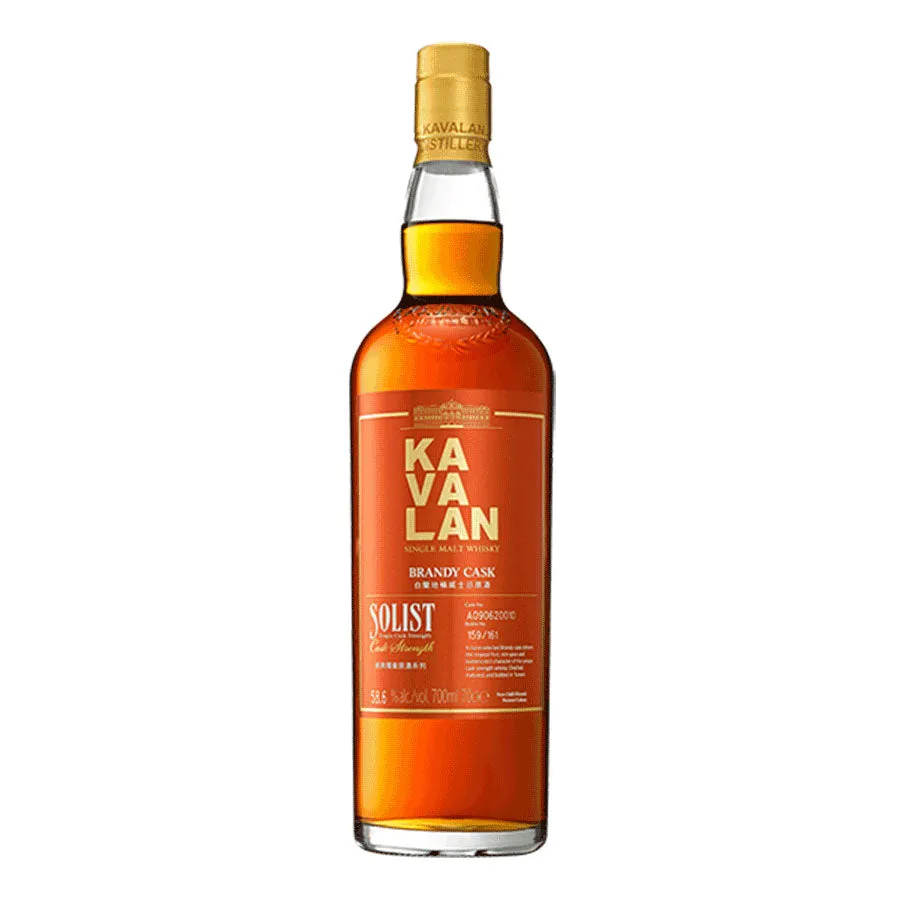 Kavalan Solist Brandy Single Cask Strength ABV 57.1% 70cl