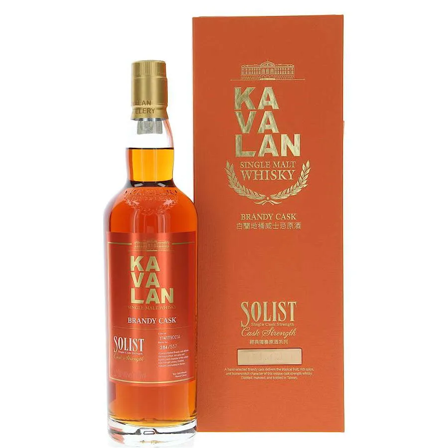 Kavalan Solist Brandy Single Cask Strength ABV 57.1% 70cl