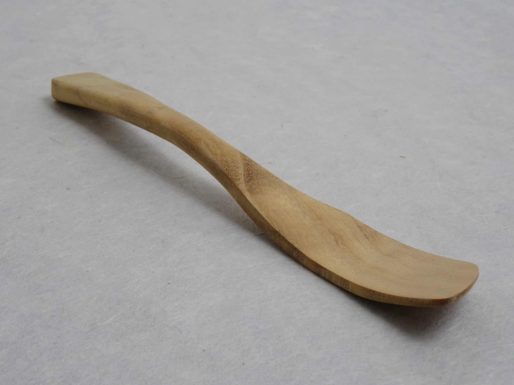 KURAMOTO SHAMOJI FACTORY MULBERRY WOOD SPATULA FOR JAM JAR