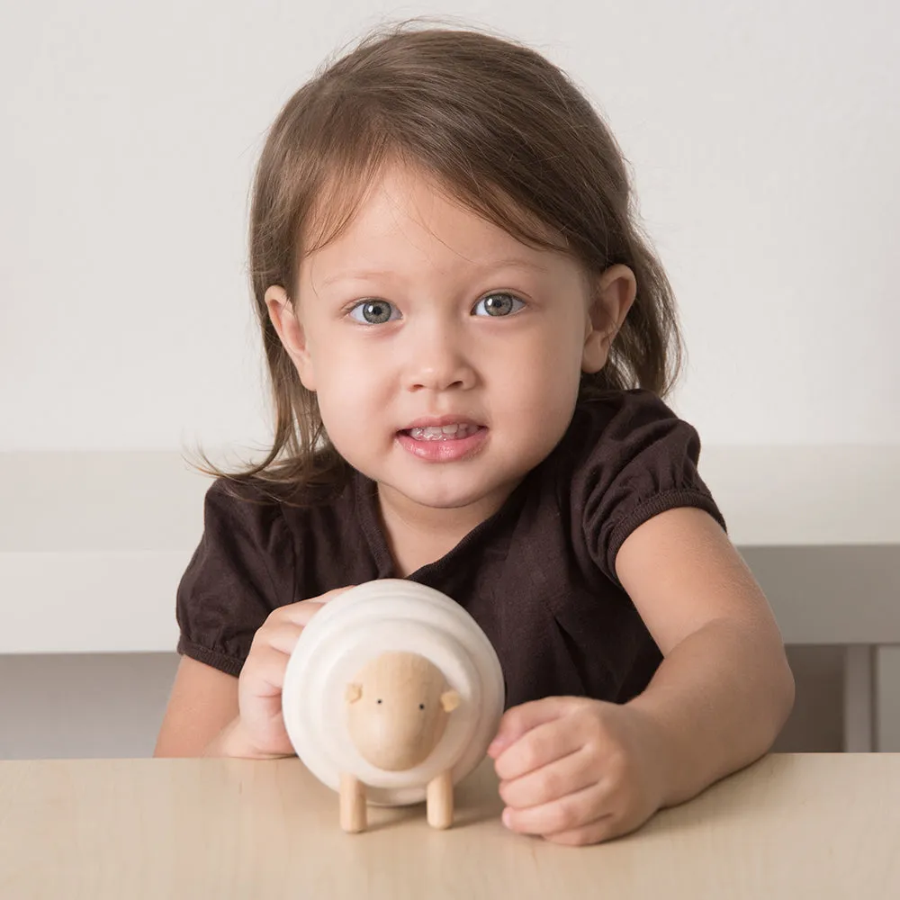 Lacing Sheep | Eco-Friendly Wooden Stacking Toy