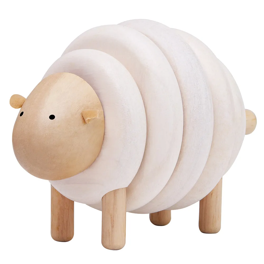 Lacing Sheep | Eco-Friendly Wooden Stacking Toy