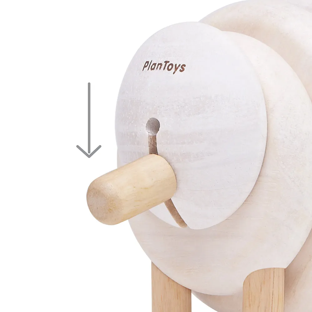 Lacing Sheep | Eco-Friendly Wooden Stacking Toy