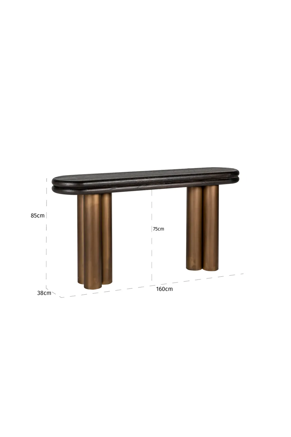 Lacquered Metal Console | OROA Macaron