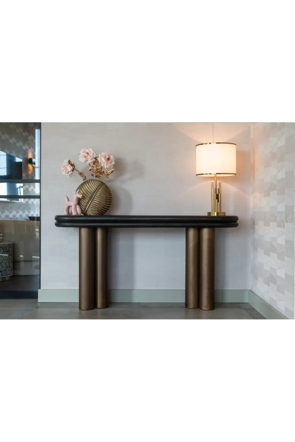 Lacquered Metal Console | OROA Macaron