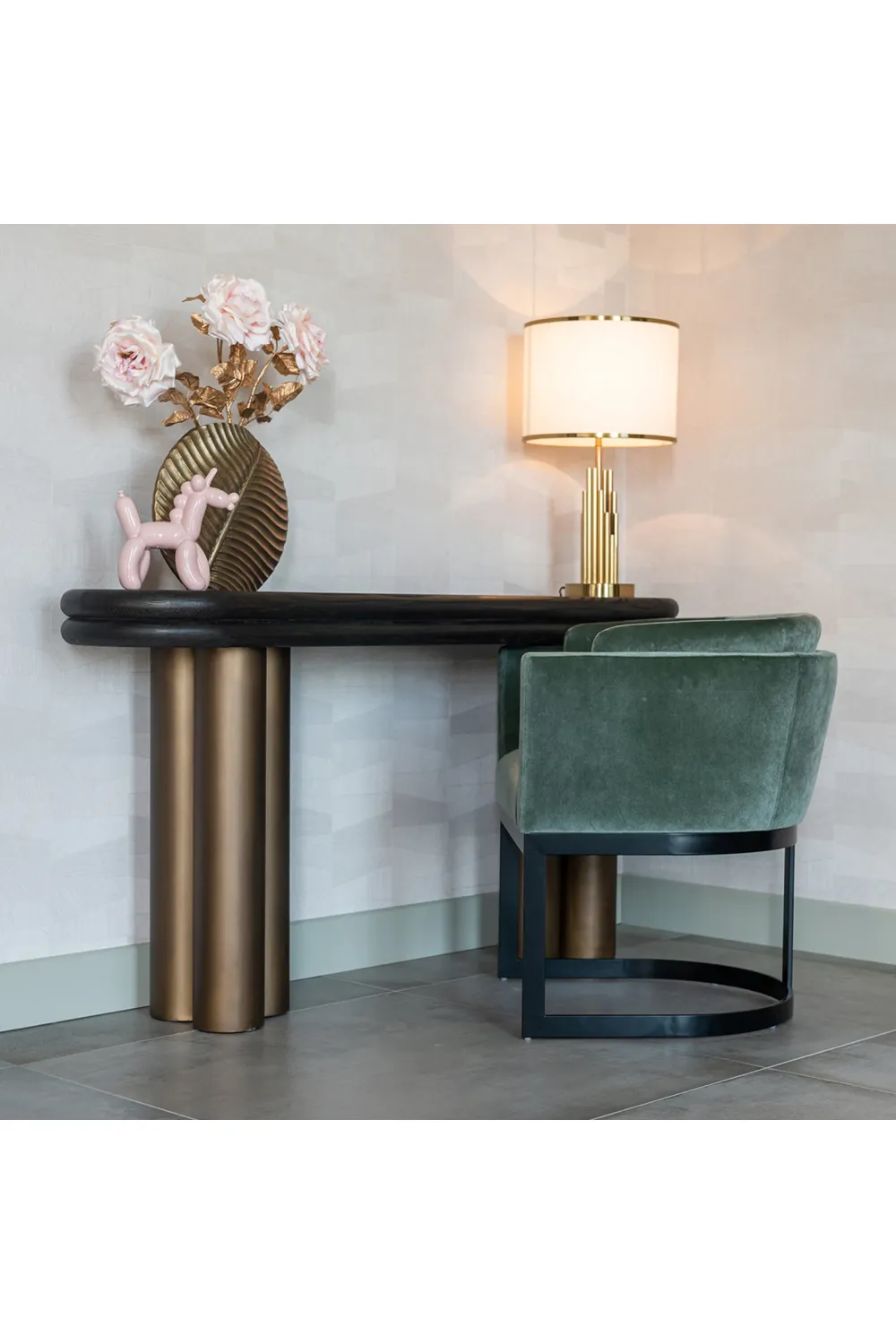 Lacquered Metal Console | OROA Macaron