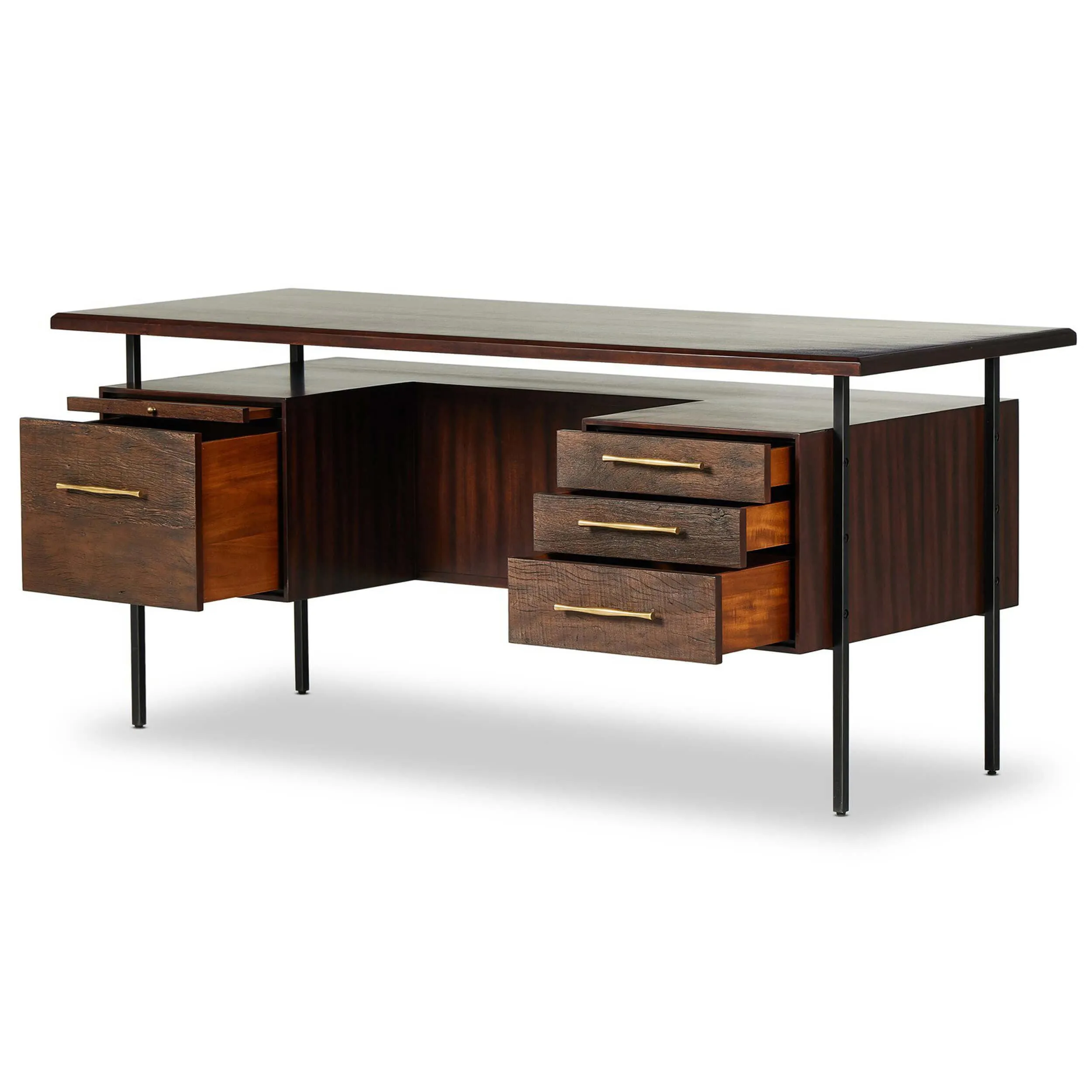 Lauren Desk, Warm Brown