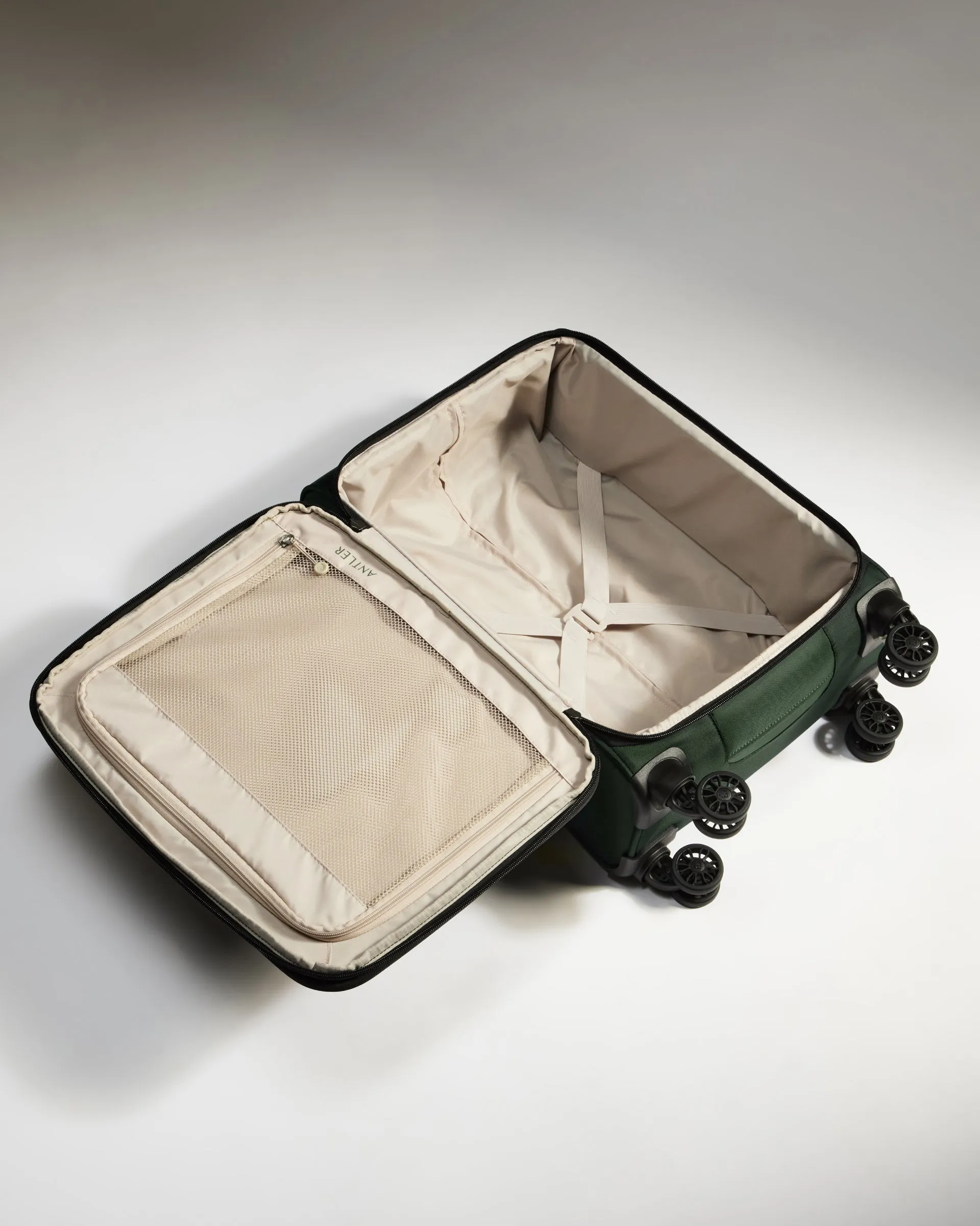 Lightest Expandable Carry-On in Antler Green - Soft Stripe