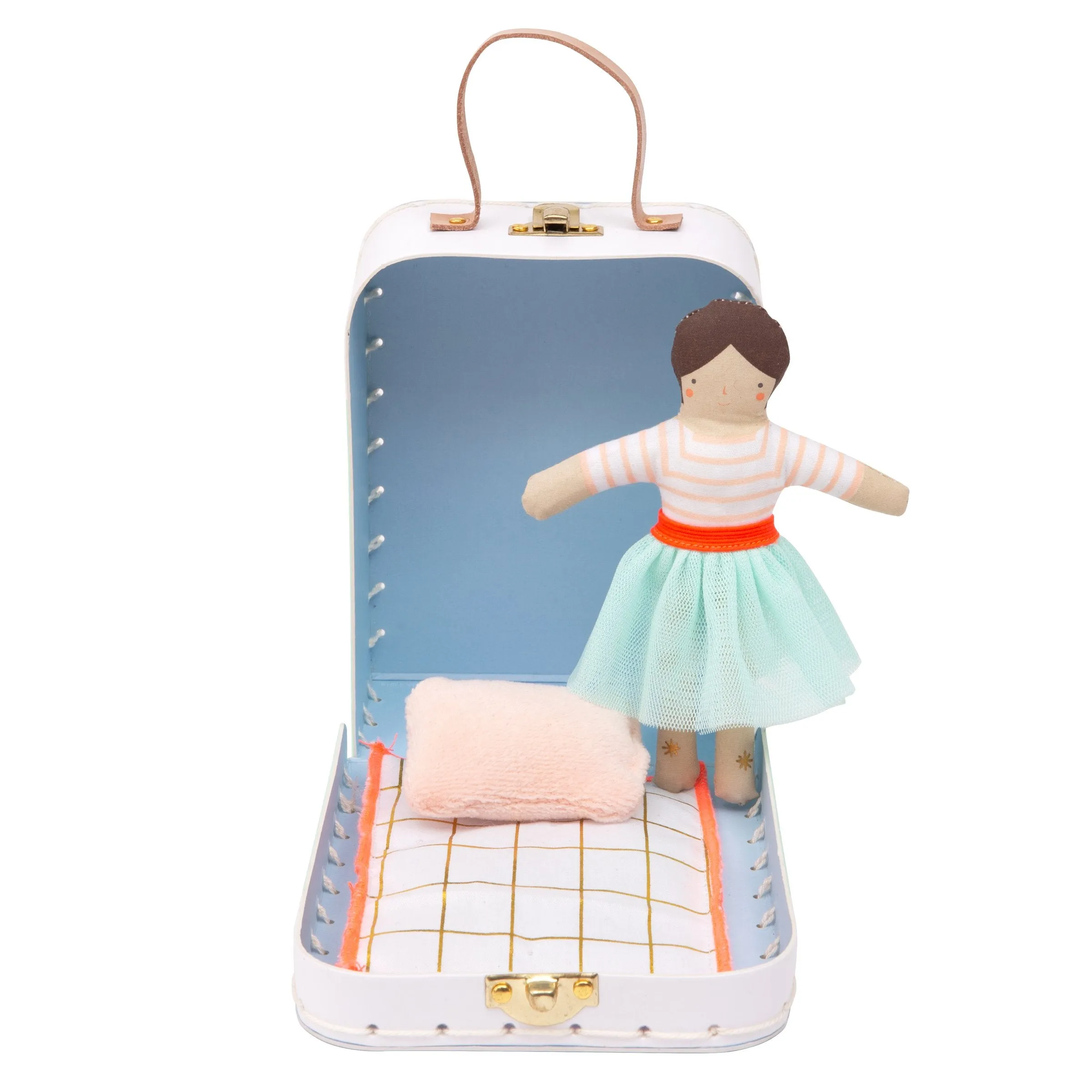 Lila Mini Suitcase Doll