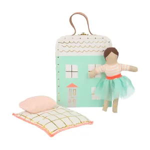 Lila Mini Suitcase Doll