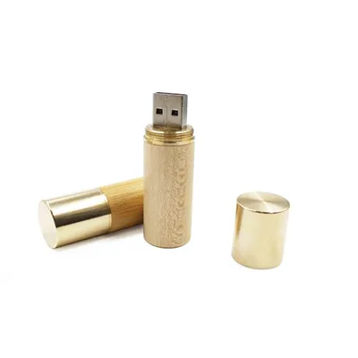 Lipstick Shape Wooden USB Flash Drive U677