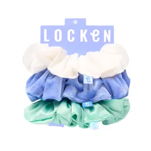 Locken Scrunchie Trio