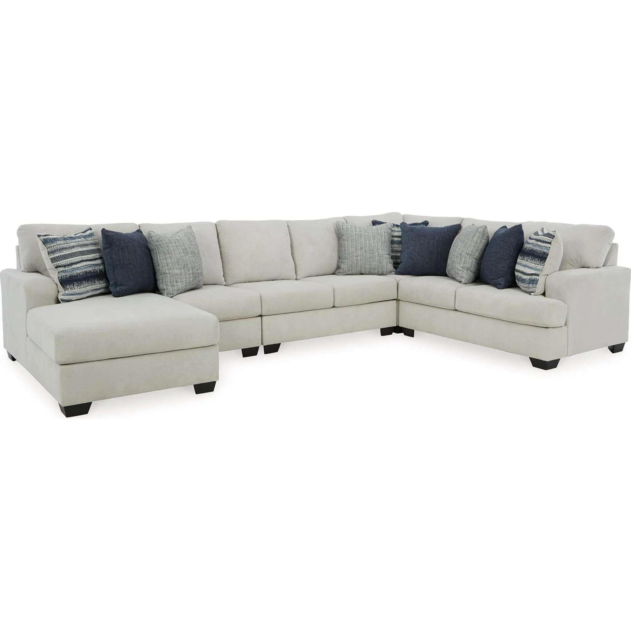 Lowder 5 Piece Sectional with Chaise