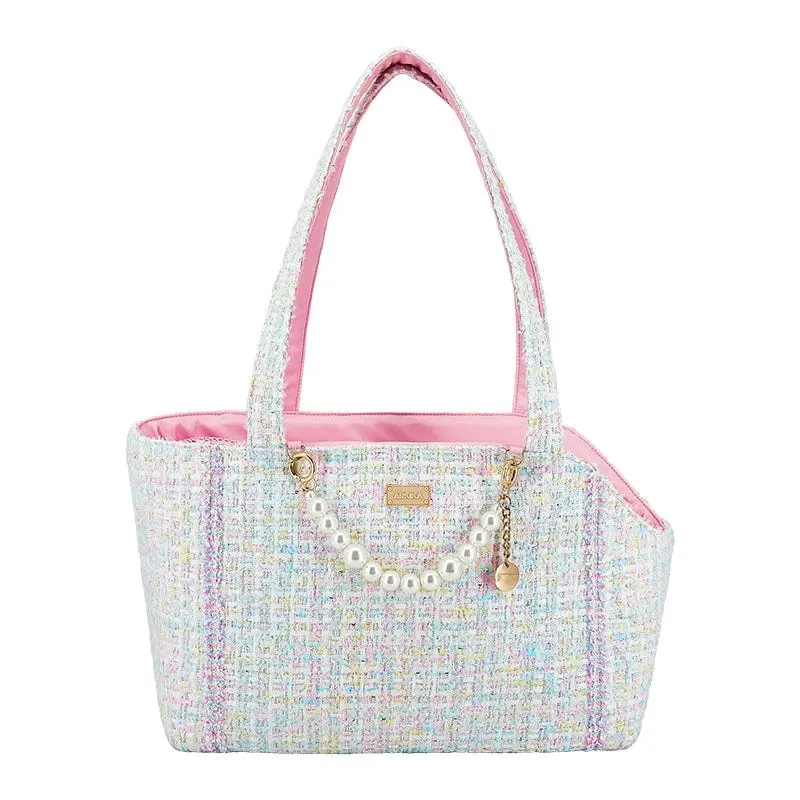 Luxury Tweed Pet Carrier Handbag