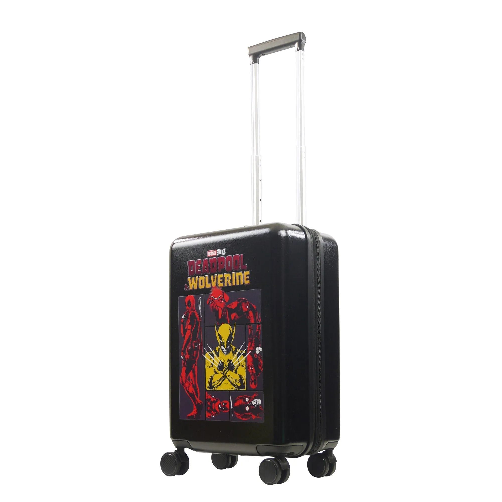 Marvel Deadpool & Wolverine Ful 22.5" Black Carry-On Luggage