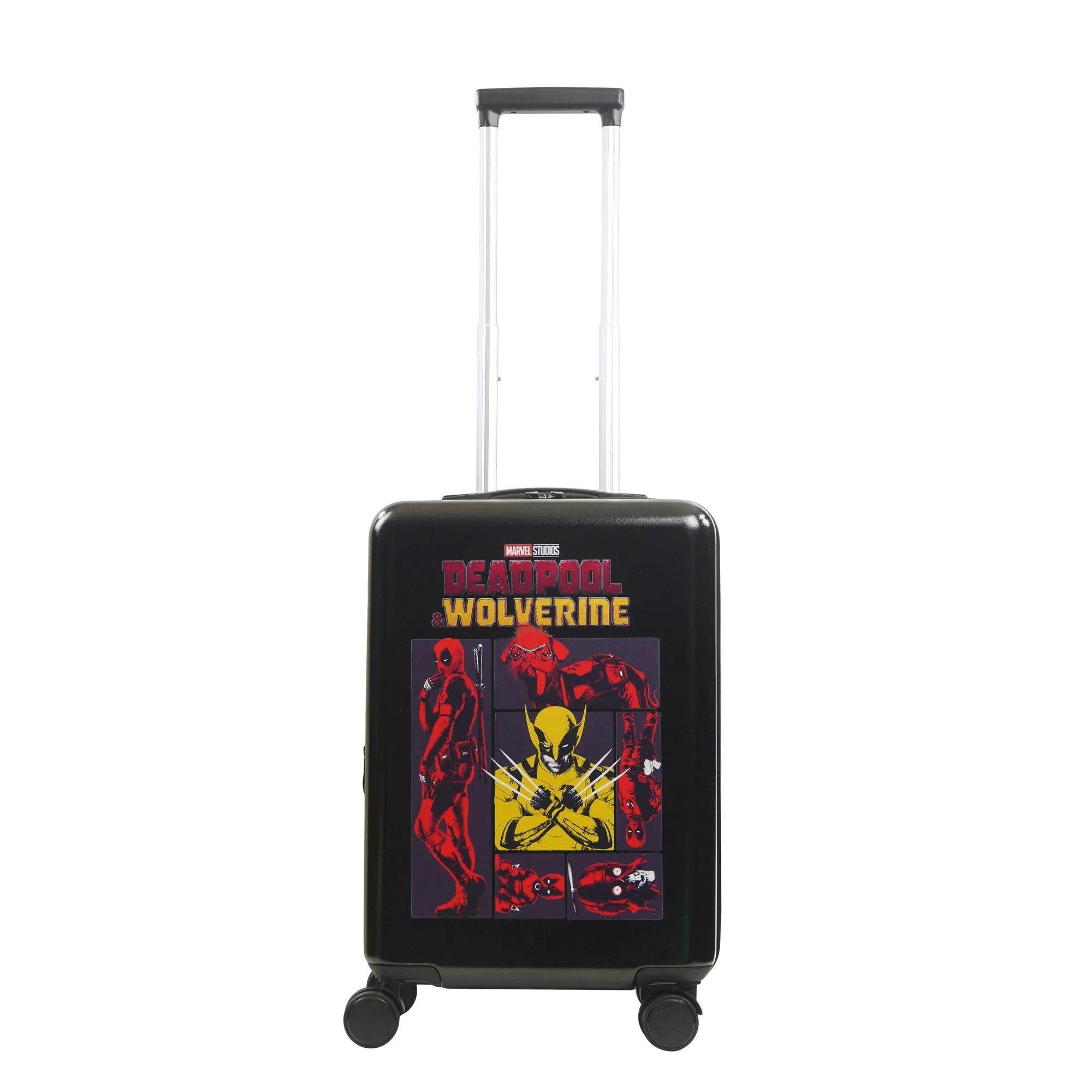 Marvel Deadpool & Wolverine Ful 22.5" Black Carry-On Luggage