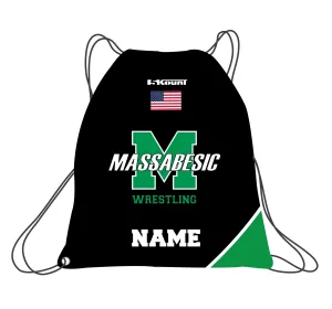 Massabesic Youth Wrestling Sublimated Drawstring Bag