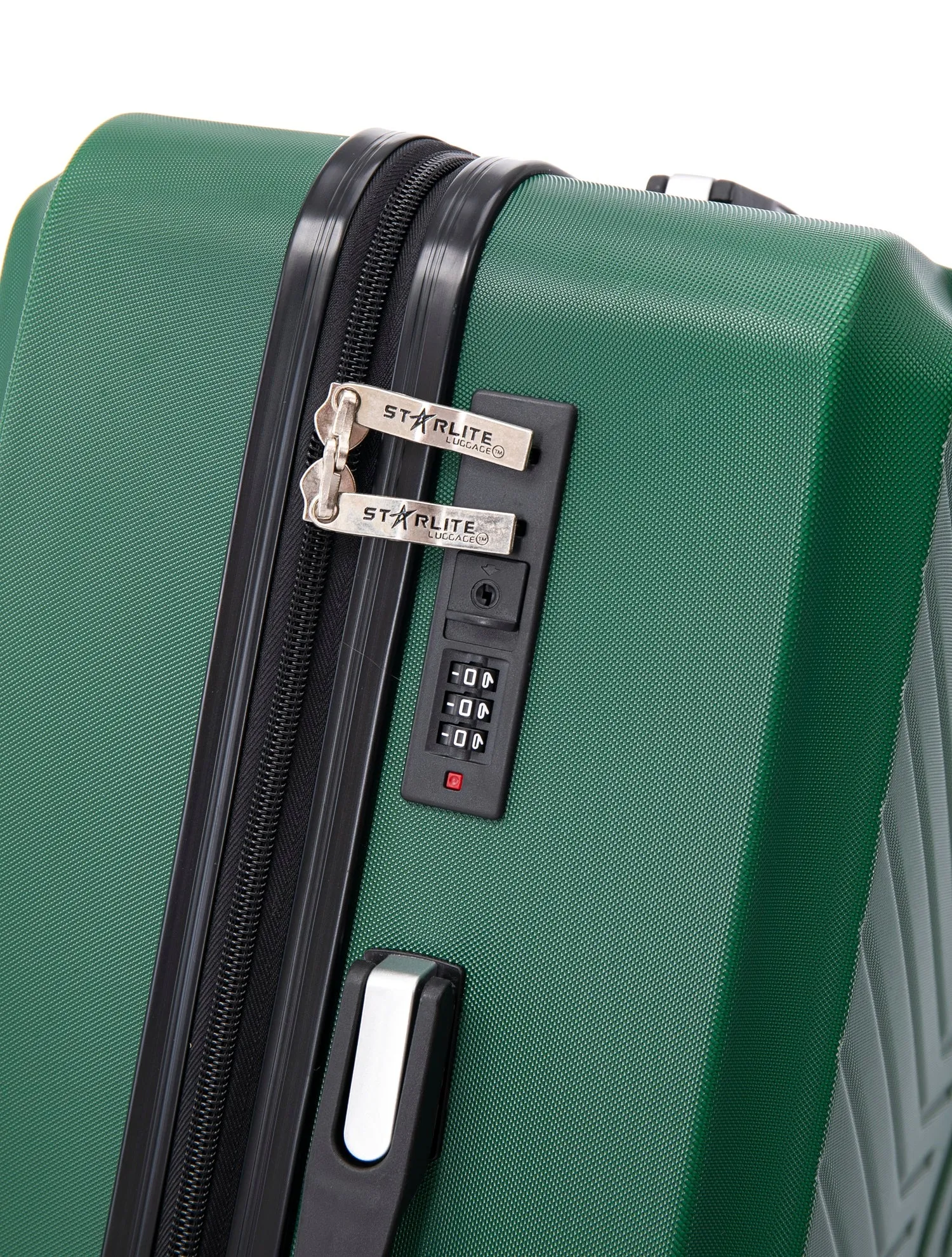 Medium ABS-147 Lightweight Hard Shell Suitcase - Green