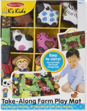 Melissa & Doug - Take Along Farm Play Mat