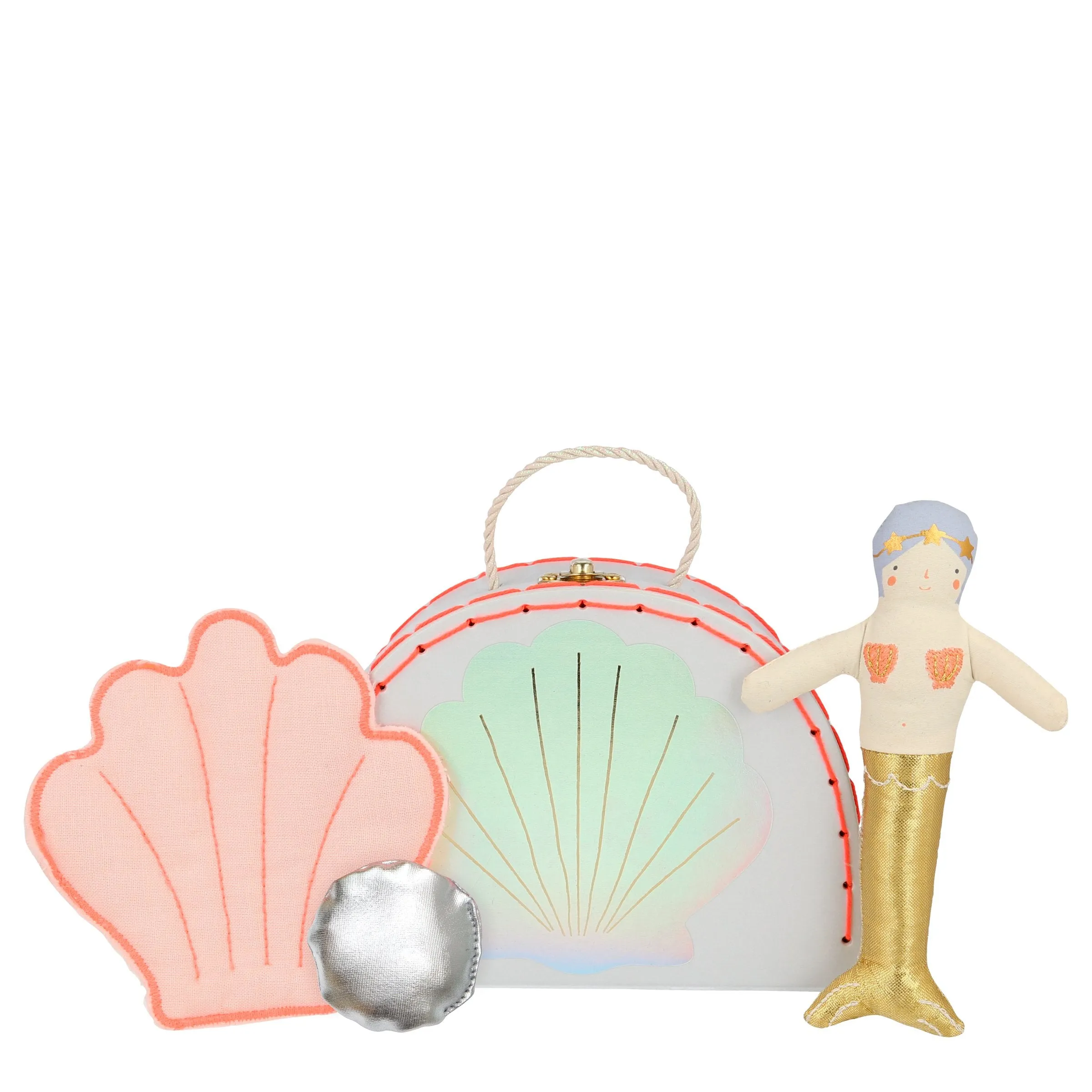 Mermaid Mini Suitcase Doll