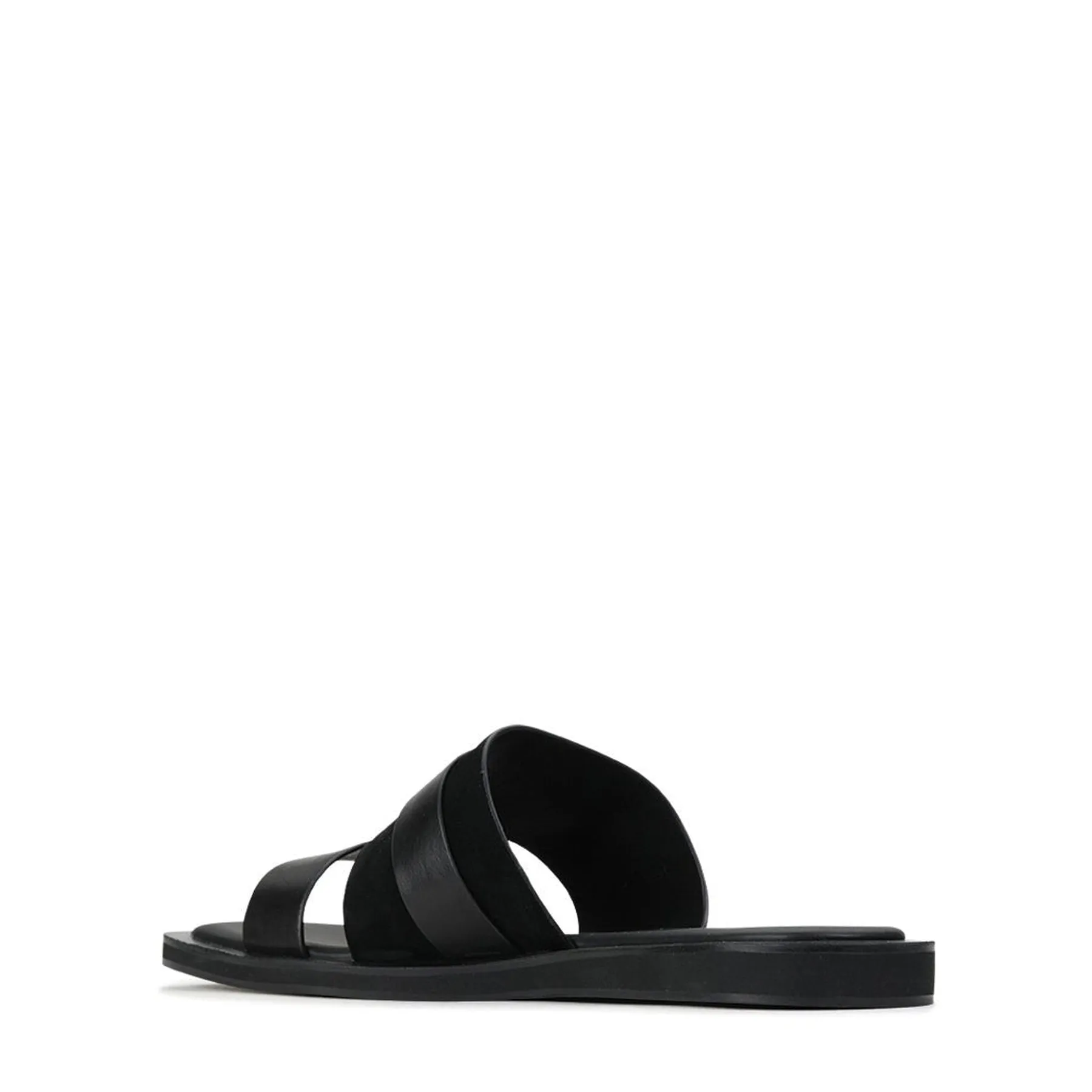 MIRO LEATHER SLIDE SANDALS