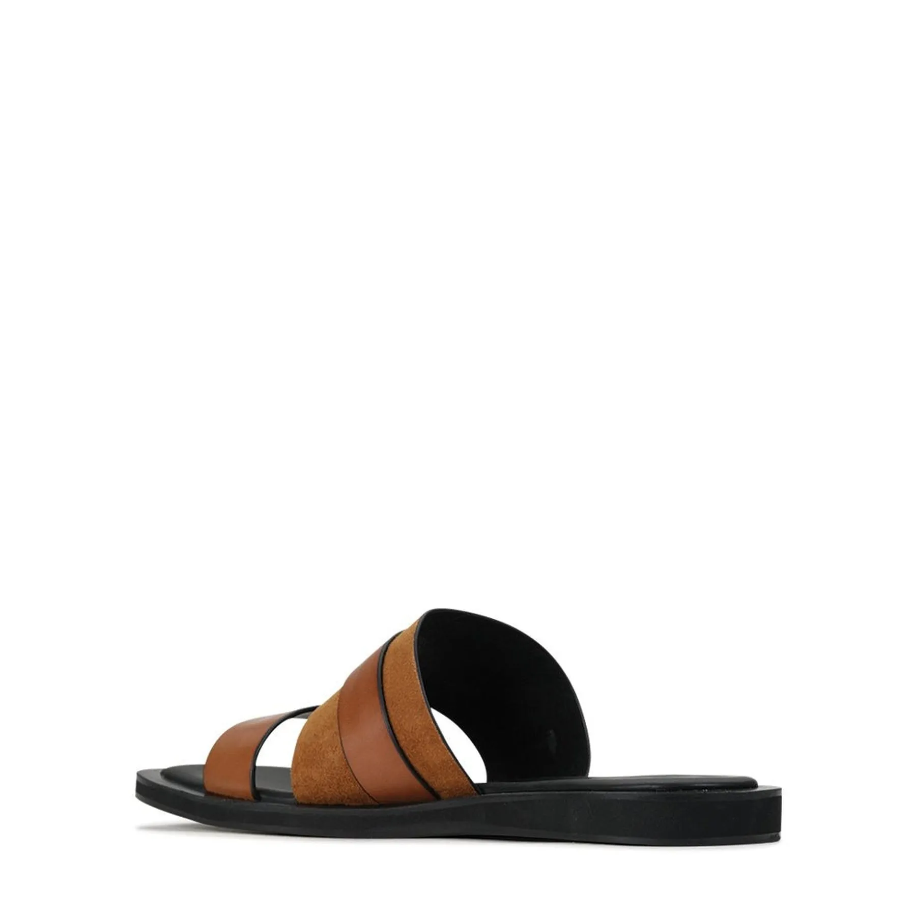 MIRO LEATHER SLIDE SANDALS