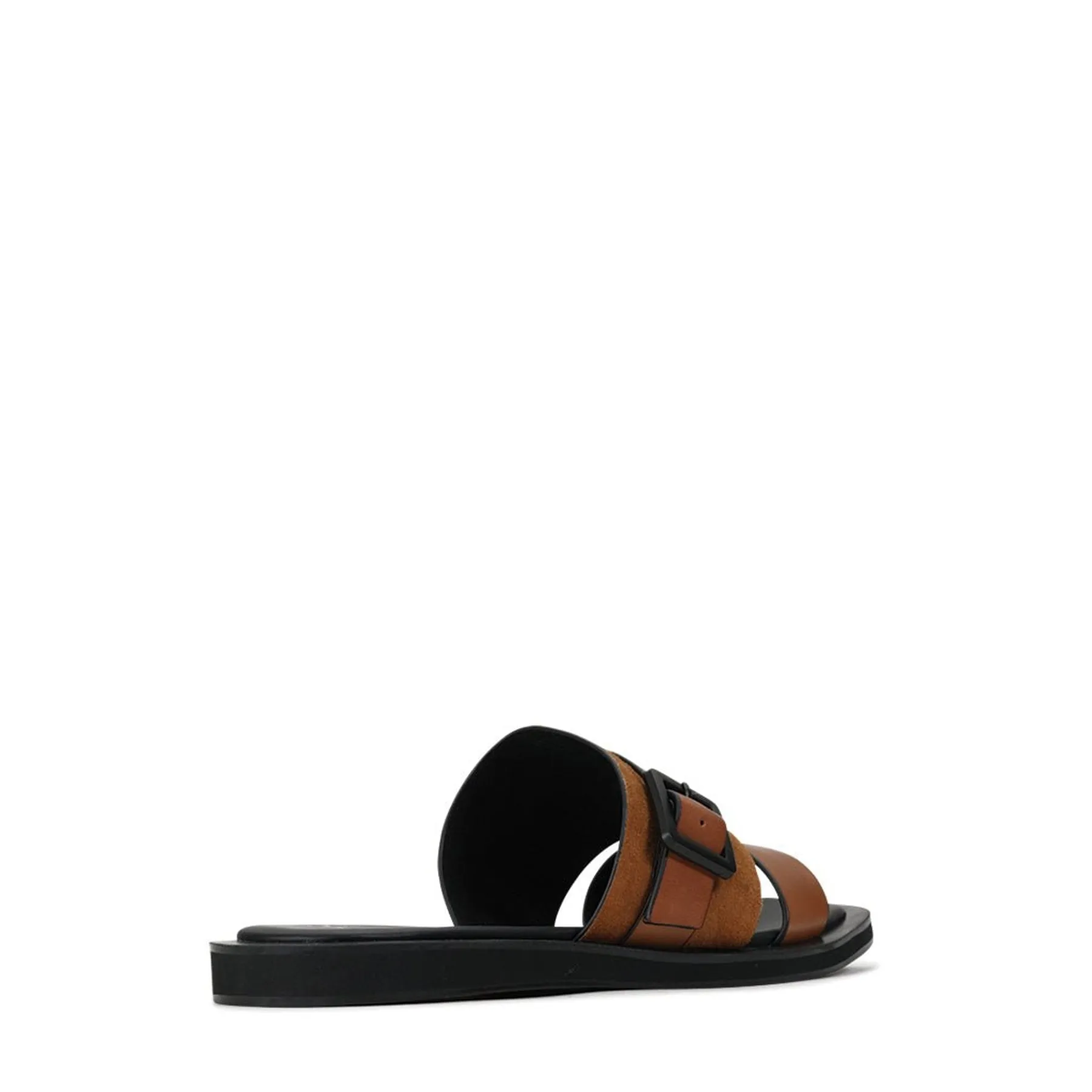 MIRO LEATHER SLIDE SANDALS