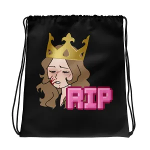 MizzQueenie RIP Drawstring bag