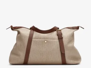 M/S Holdall – Grand Herringbone/Cuoio