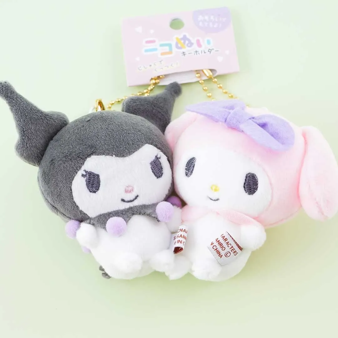 My Melody & Kuromi Magnetic Plushie Charm Set