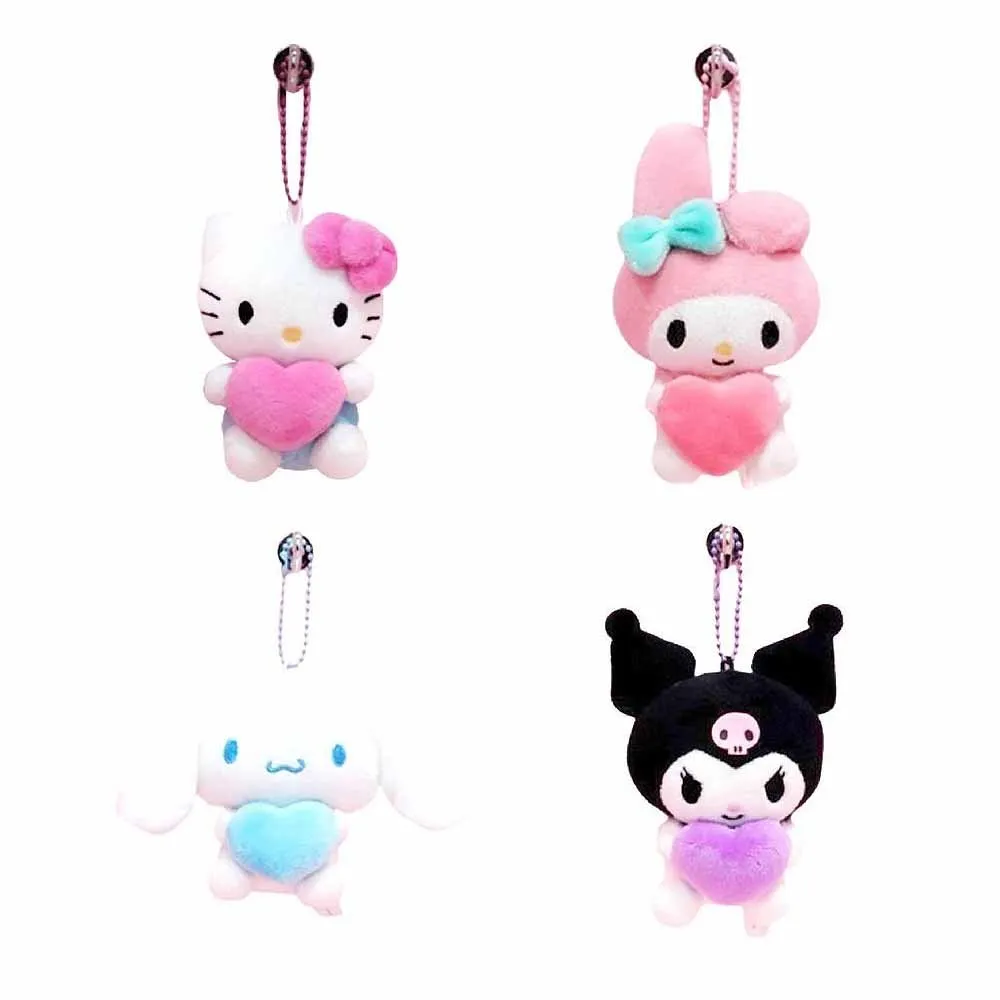 My Melody Heart Mini Plush Keychain