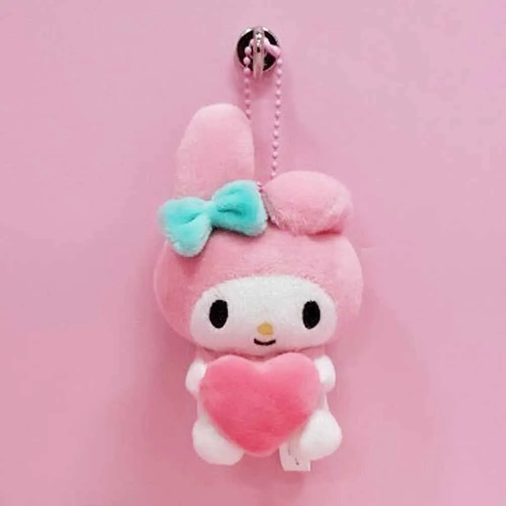 My Melody Heart Mini Plush Keychain