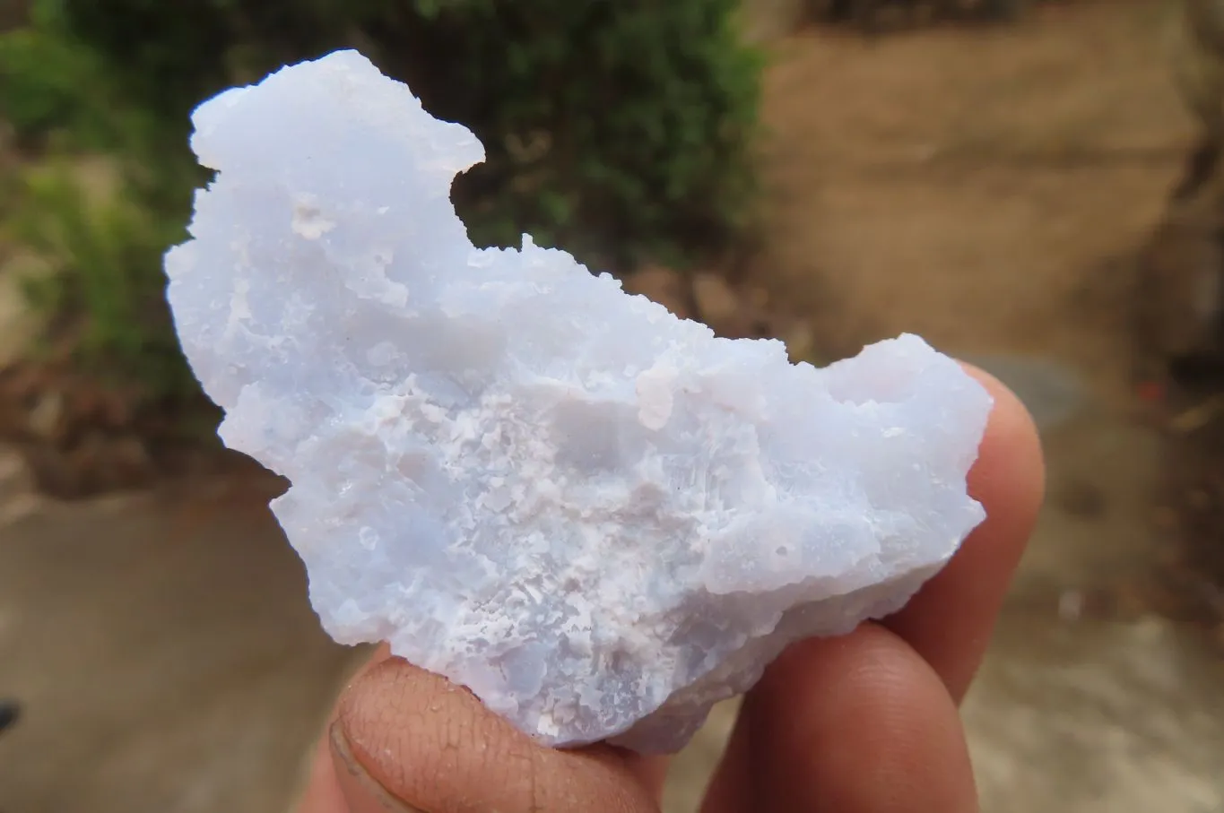 Natural Etched Blue Chalcedony Specimens x 35 Nsanje, Malawi