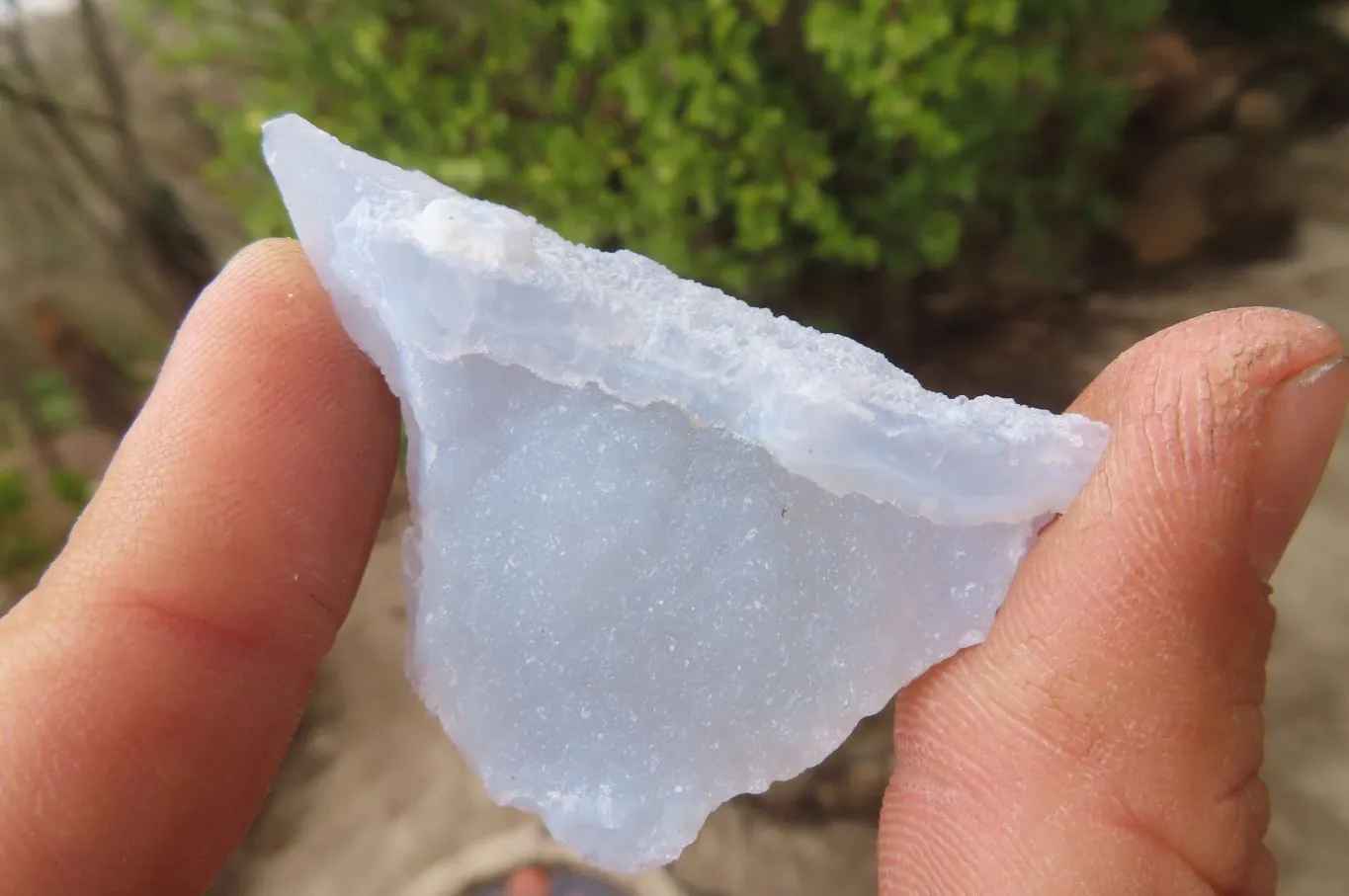 Natural Etched Blue Chalcedony Specimens x 35 Nsanje, Malawi