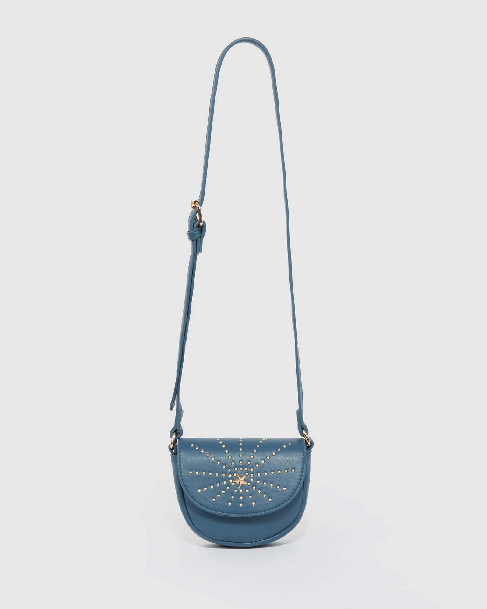 Navy Alvita Saddle Bag