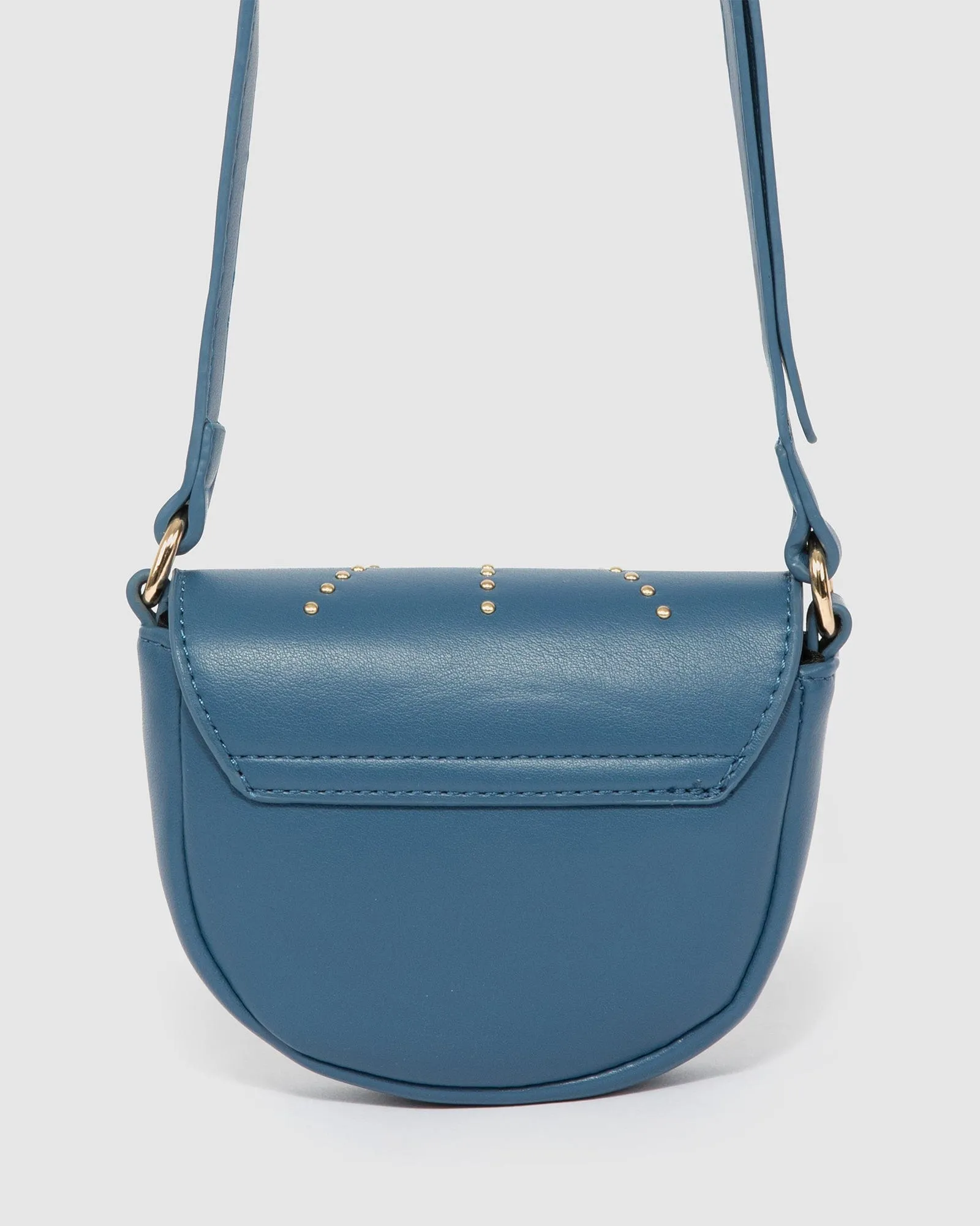 Navy Alvita Saddle Bag