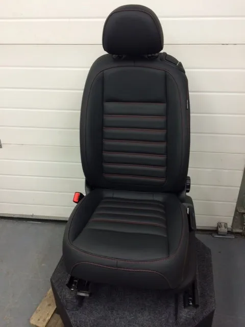 New VW Volkswagen Beetle Inka Tailored Waterproof Front Pair Seat Covers MY97-11 BLACK