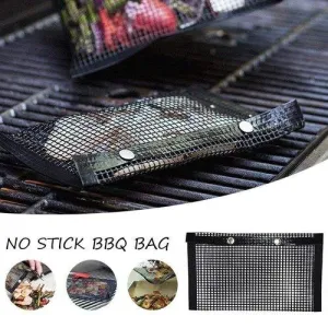 Non-Stick Mesh Grilling Bag Reusable BBQ