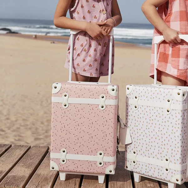 Olli Ella | See-Ya Suitcase | Pink Daisies