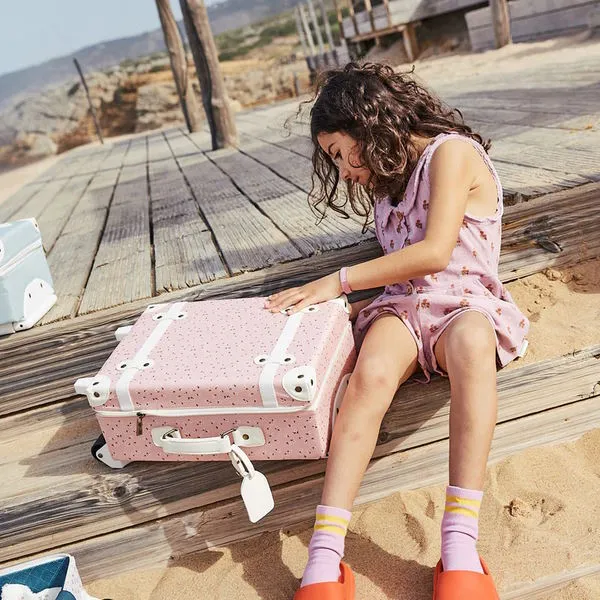 Olli Ella | See-Ya Suitcase | Pink Daisies