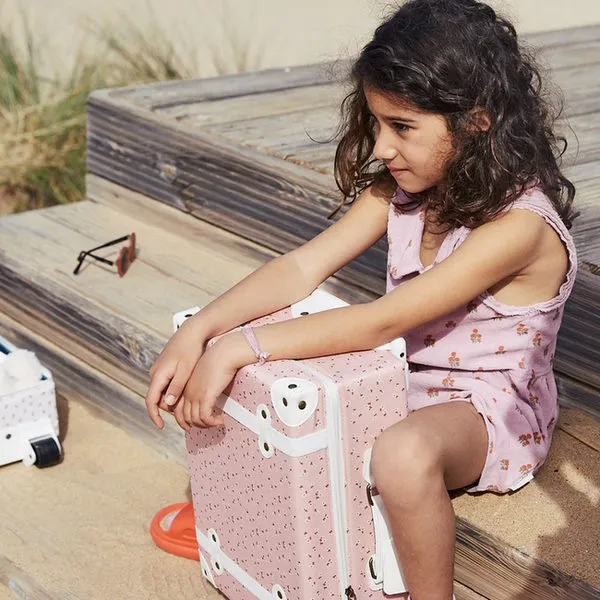 Olli Ella | See-Ya Suitcase | Pink Daisies