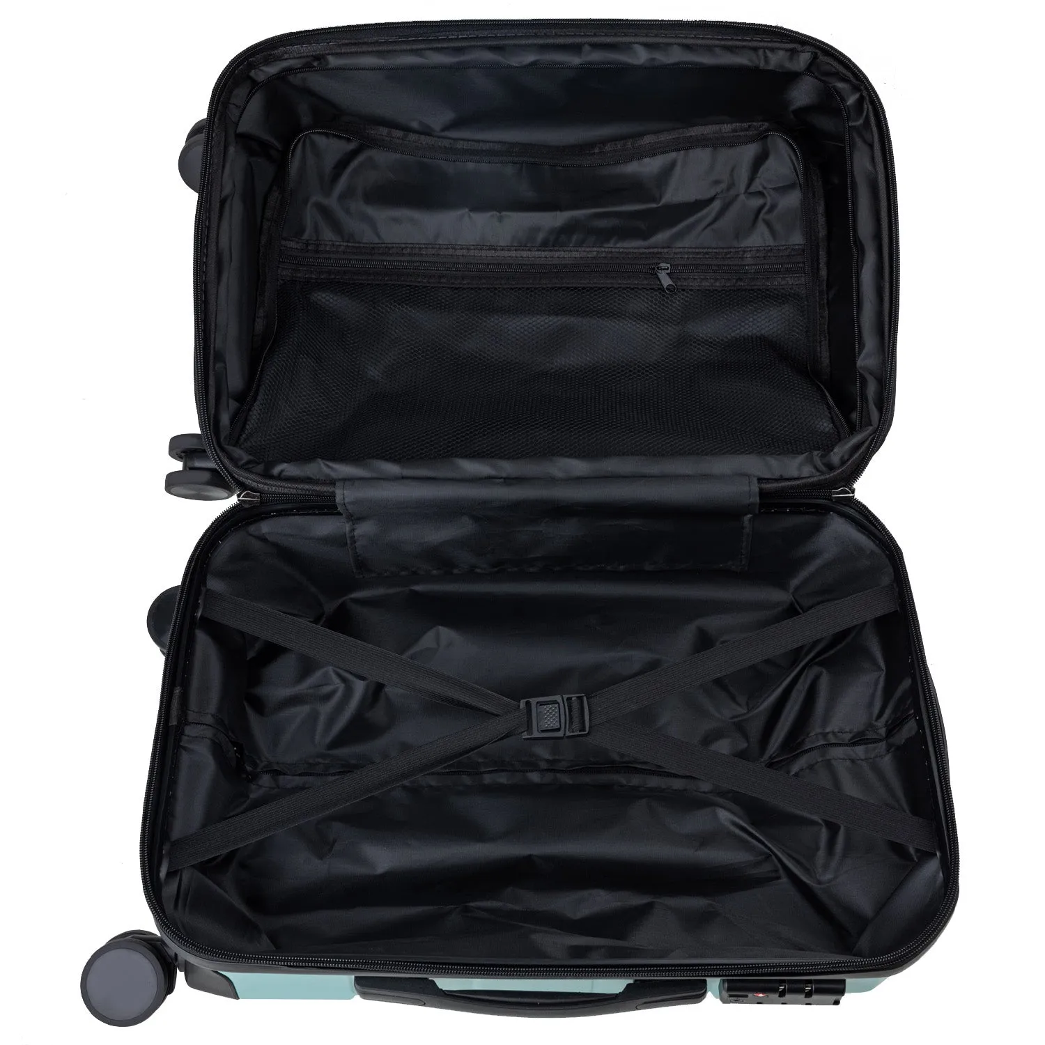 Olympus 3PC Artemis Luggage Set Hard Shell  ABS PC - Electric Teal