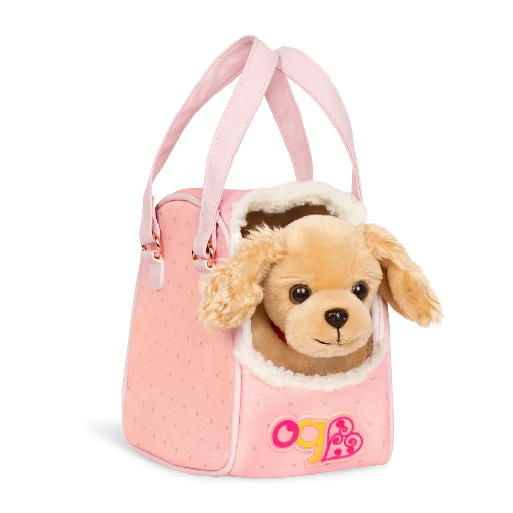 Our Generation Cocker Spaniel Pup w/Bag & Accessories