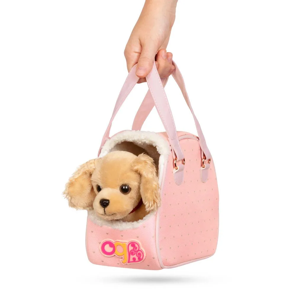 Our Generation Cocker Spaniel Pup w/Bag & Accessories