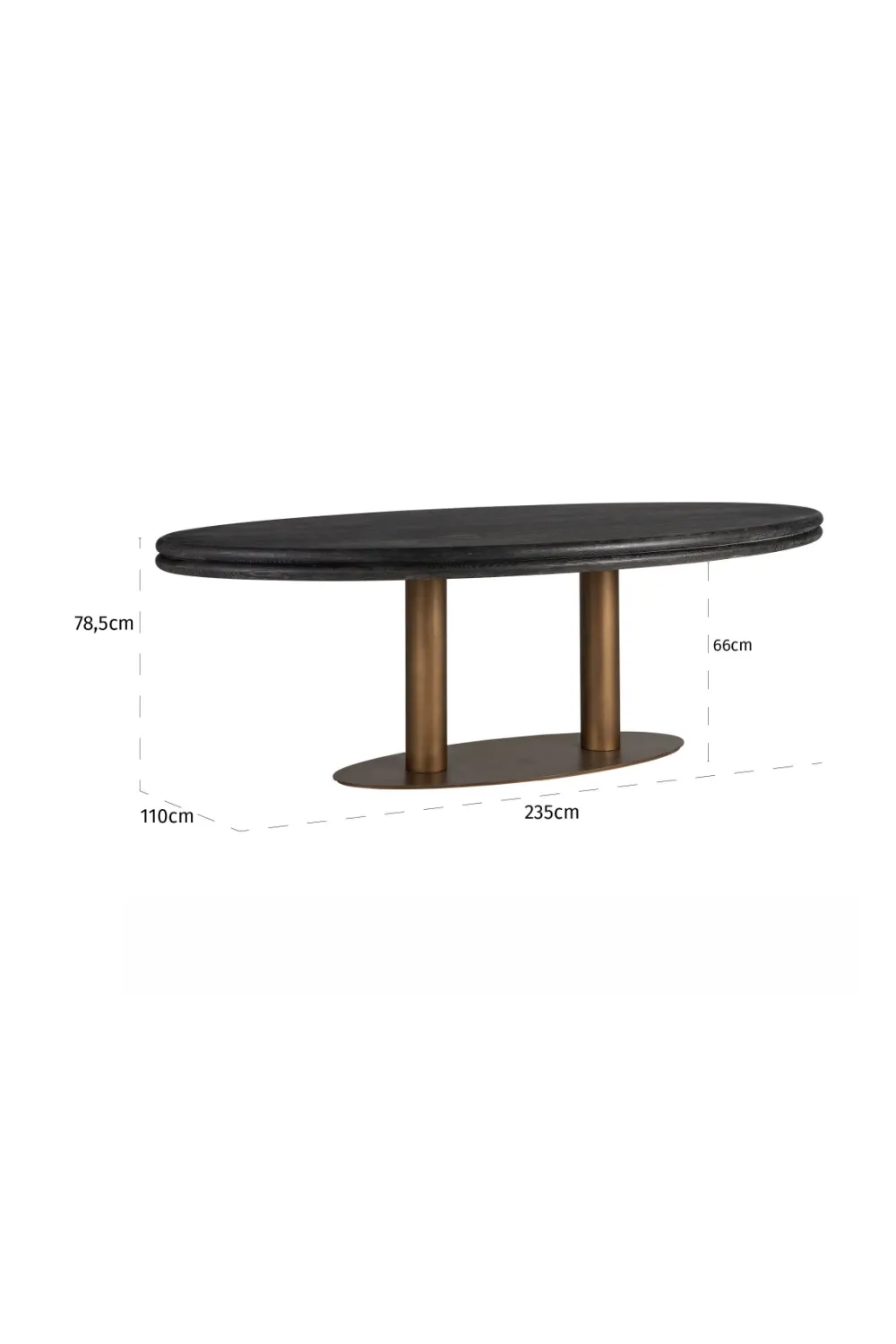 Oval Oak Dining Table | OROA Macaron