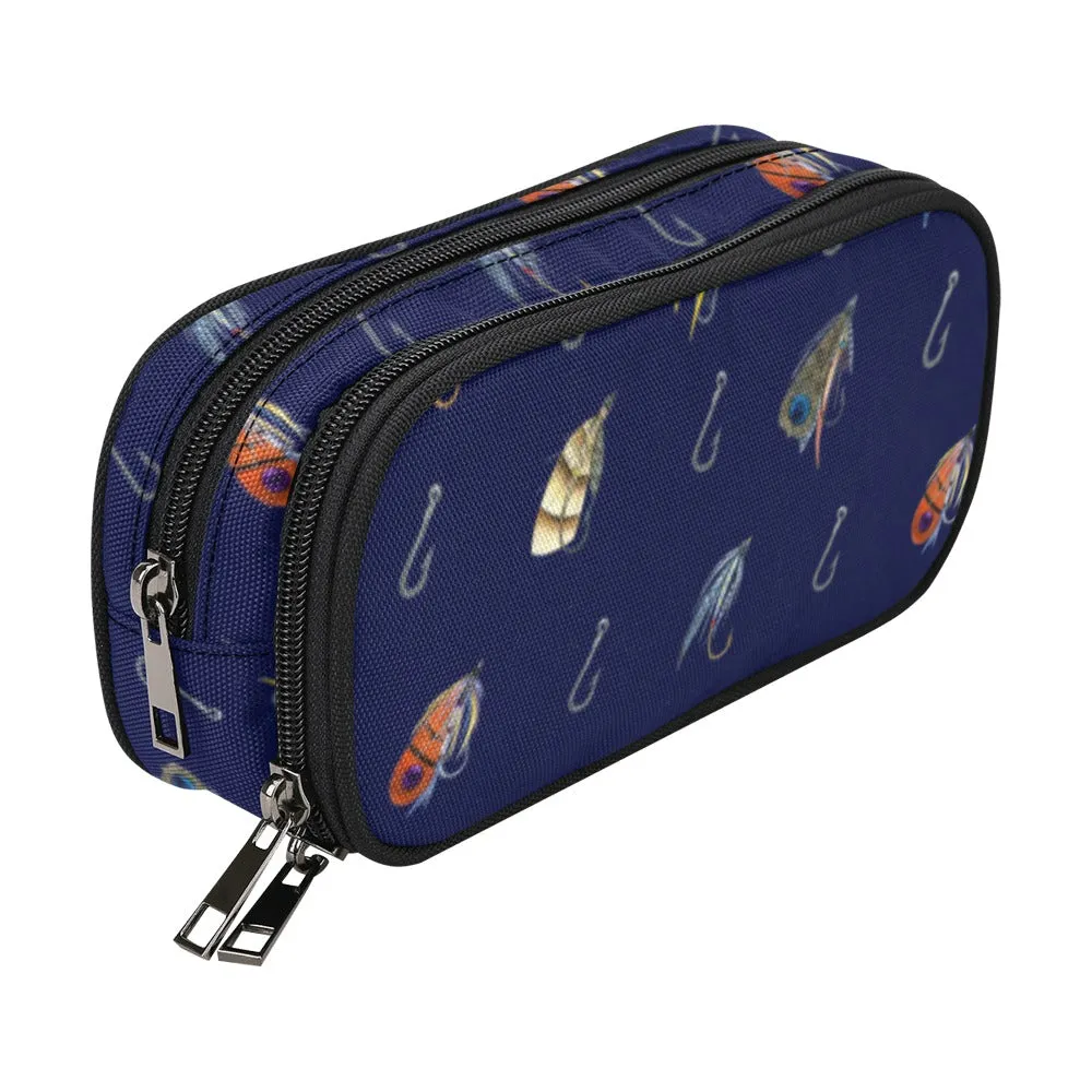 Parker in Blue Pencil Pouch | Durable Organizer for Pens & Supplies