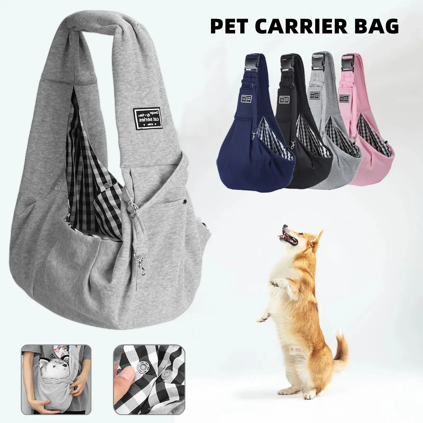 Pat and Pet Emporium | Pet Carriers | Bag Sling Small Dog Cats