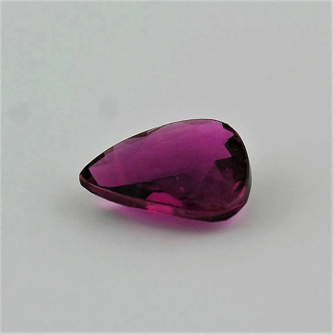 Pear Shape Reddish-Purple Sapphire 1.16-Carat