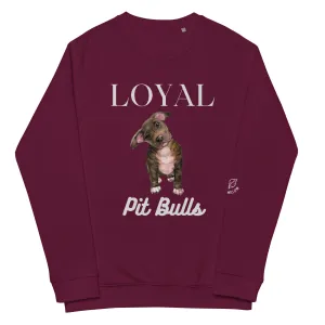 Pit Bull Dog, unisex eco-friendly sweatshirt