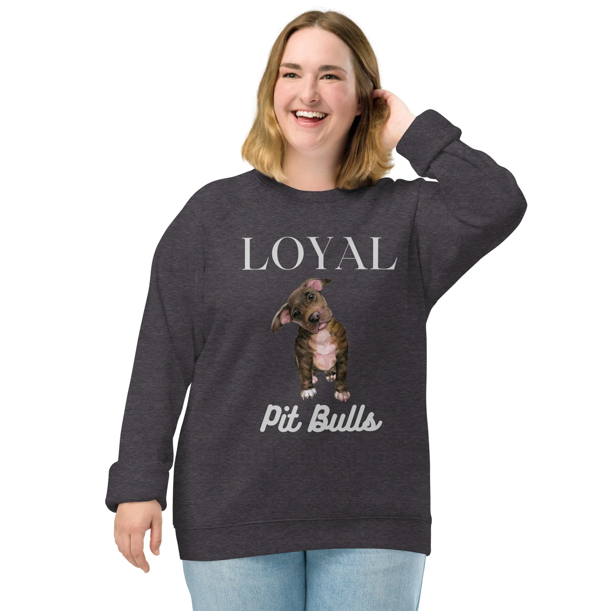 Pit Bull Dog, unisex eco-friendly sweatshirt